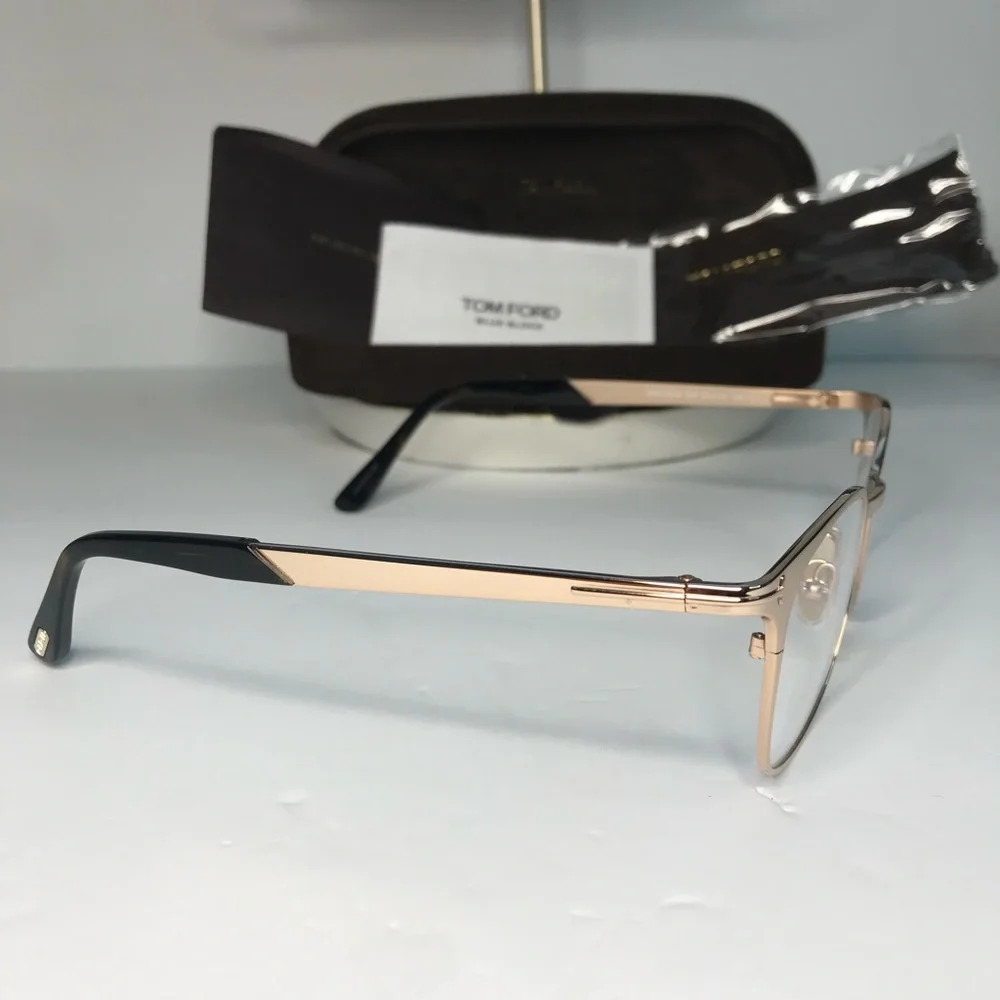 💯 - New Authentic Tom Ford Blue Light Block Oval Unisex Eyeglasses FT5732-B 0…